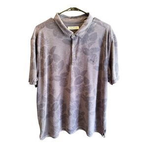 Tommy Bahama Blue Tropical Shirt XXL